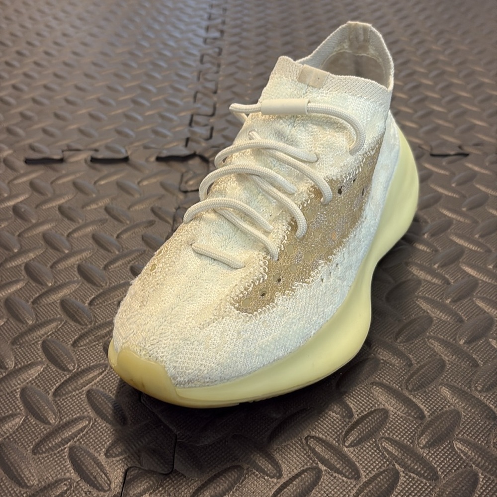 Adidas Yeezy 380 Women’s Cream and White Sneakers size 6